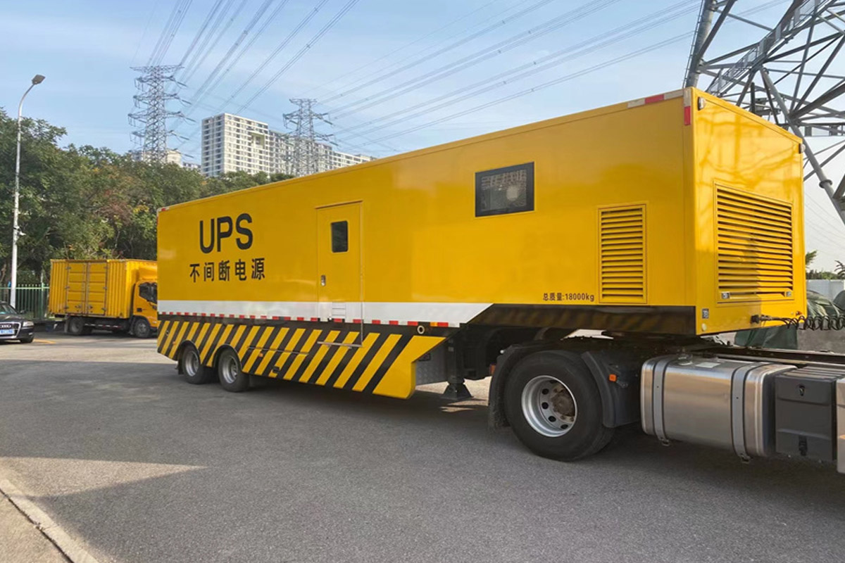 代县发电机租赁施工现场